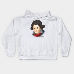 Ludwig van Beethoven with a difference Kids Hoodie